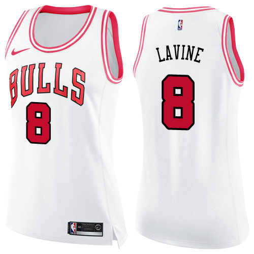 White Nike Chicago Bulls #8 Jersey - High-Quality Polyester Quality
