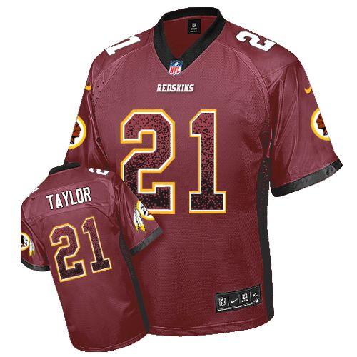 NFL W R Redskins #21 Sean Taylor Red Elite Jersey - Authentic Quality