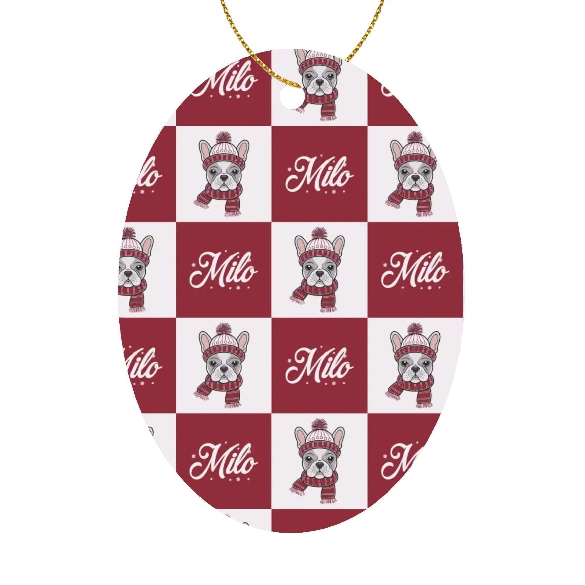 Minimal-Aesthetic Personalized Ornaments For Frenchie Lovers With You...