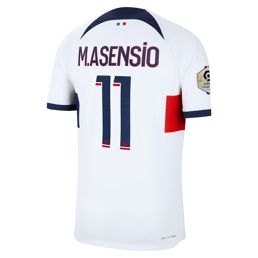 Paris Saint‑Germain FC Asensio 2023-2024 Lig Away Jersey – Authentic Shirt
