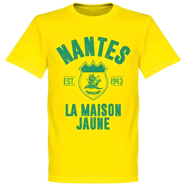 Authentic 2025-2026 Nantes T-shirt With Modern Design - True To Size