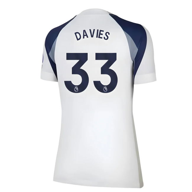 Spurs 2025-2026 Shirt (Womens) (Davies 33) (Womens) | Official