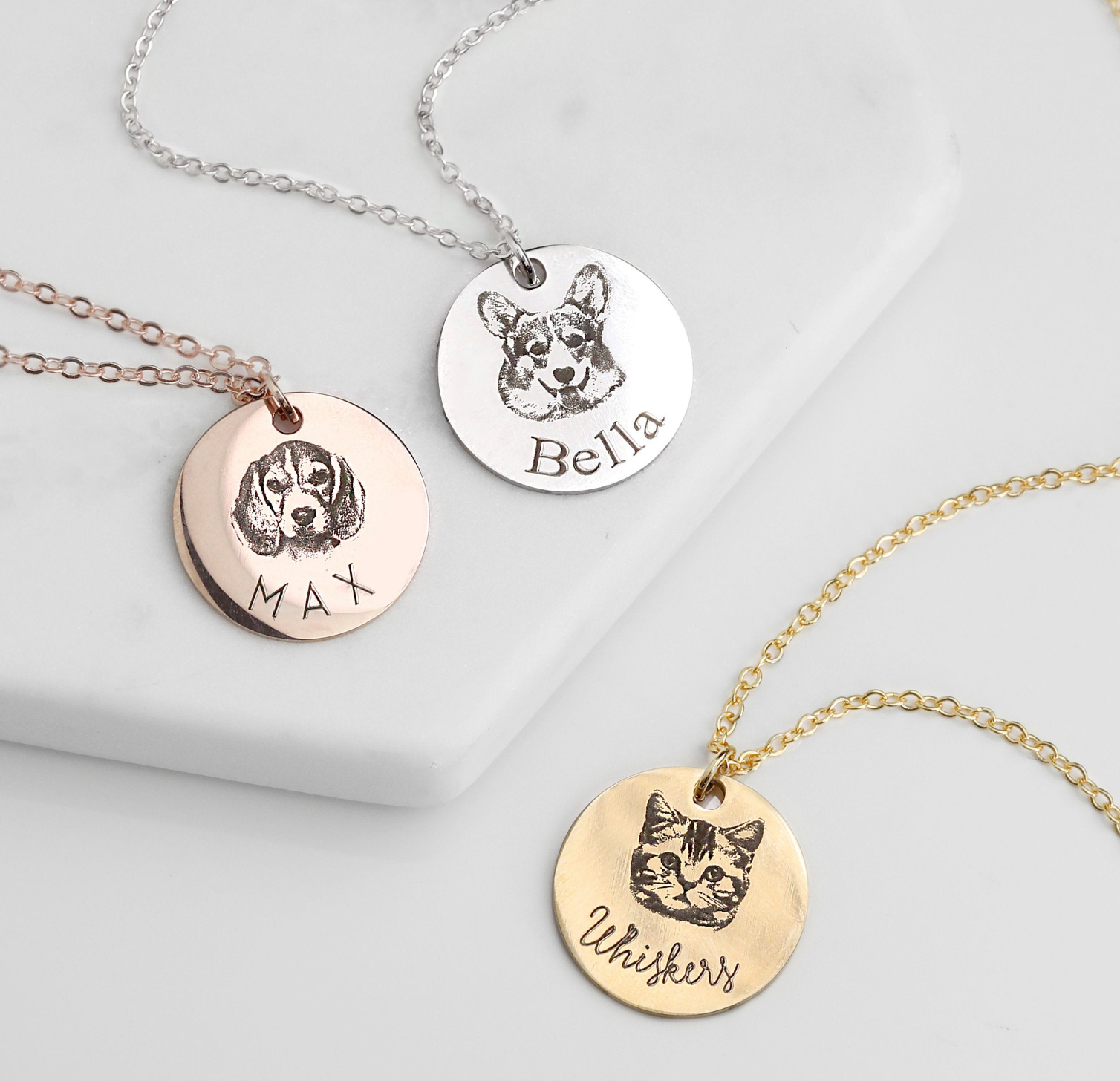 Custom Frenchie Necklace with image