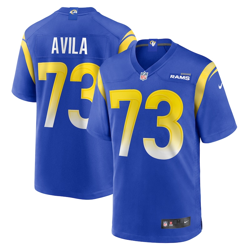 None Steve Avila All-Pro LA Rams Elite Jersey Football Apparel