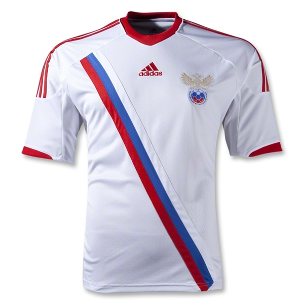 2012 Russia Away White Soccer Jersey Shirt - Official Replica 4319