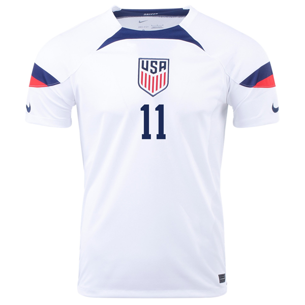 USA 2022-2023 Home Football Shirt –  Player Version S