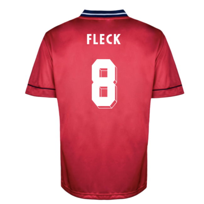 Durable Material Match Day Norwich Away Retro Shirt Fleck #8 Fresh...