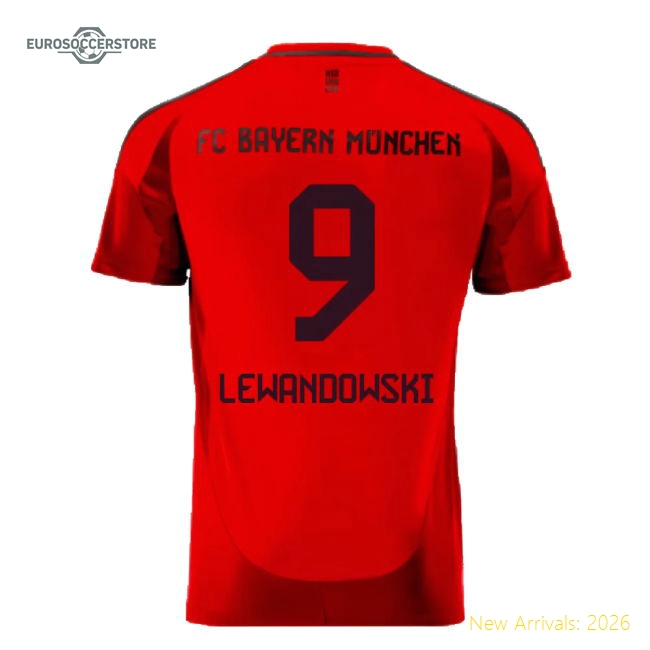 Non-toxic Kids Football Team Lewandowski Jersey 2024-2025 Lightweight