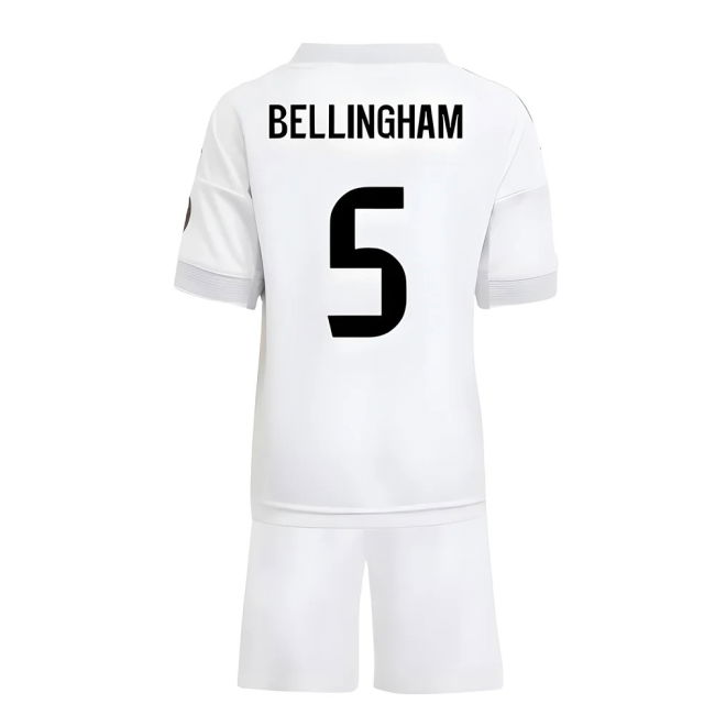 Official 2025-2026 Real Madrid Home With Classic Design - Champions