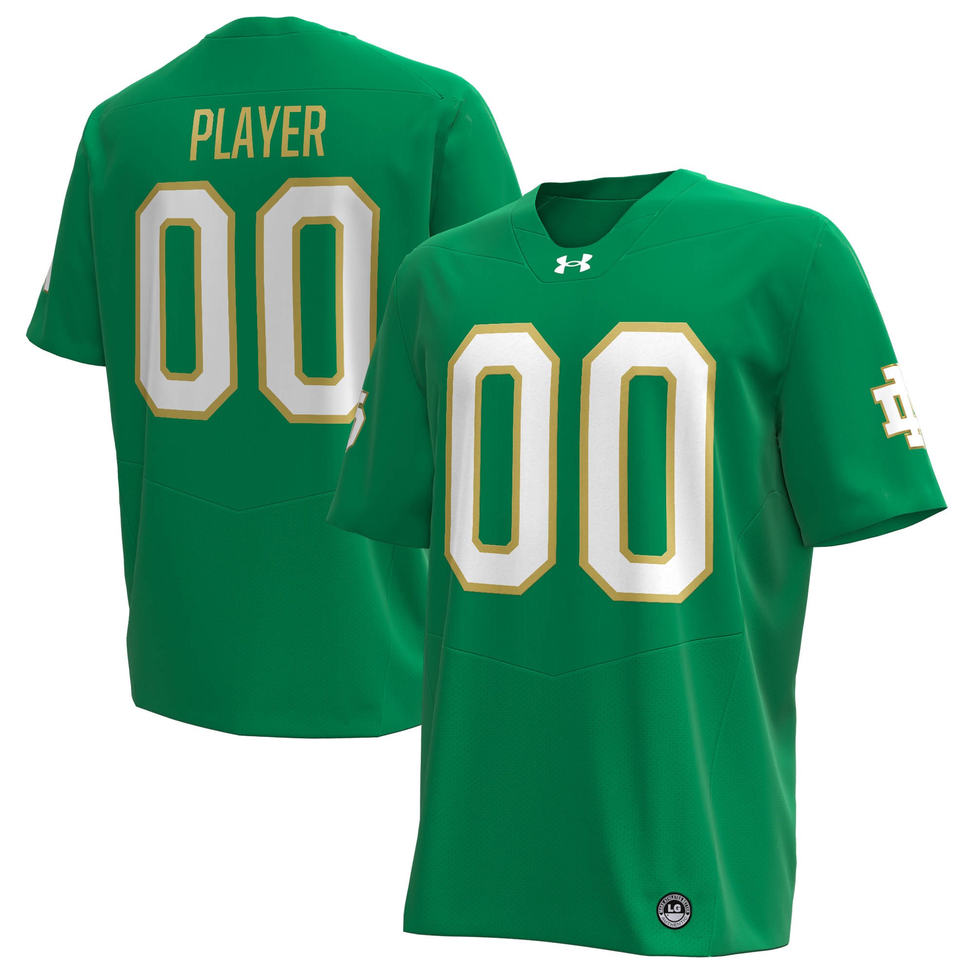 [DDG] Notre Dame Fighting Irish Alternate NIL Pick-A-Player Replica Football Jersey - Kelly Green