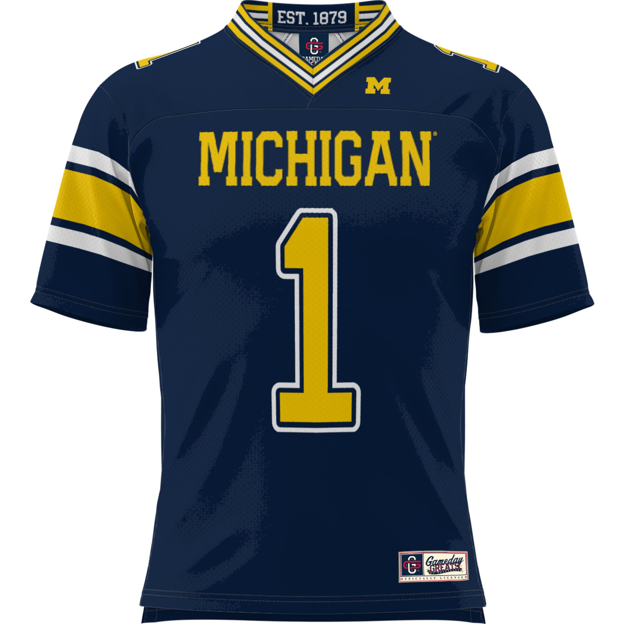 #1 Michigan Wolverines GameDay Greats Football Jersey - Navy