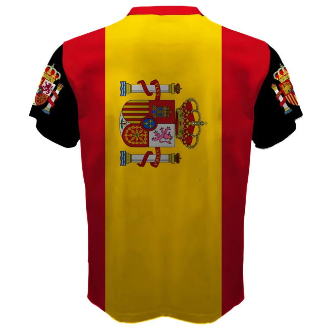 Replica Spain Coat Of Arms Sublimated Sports Jersey Jersey
