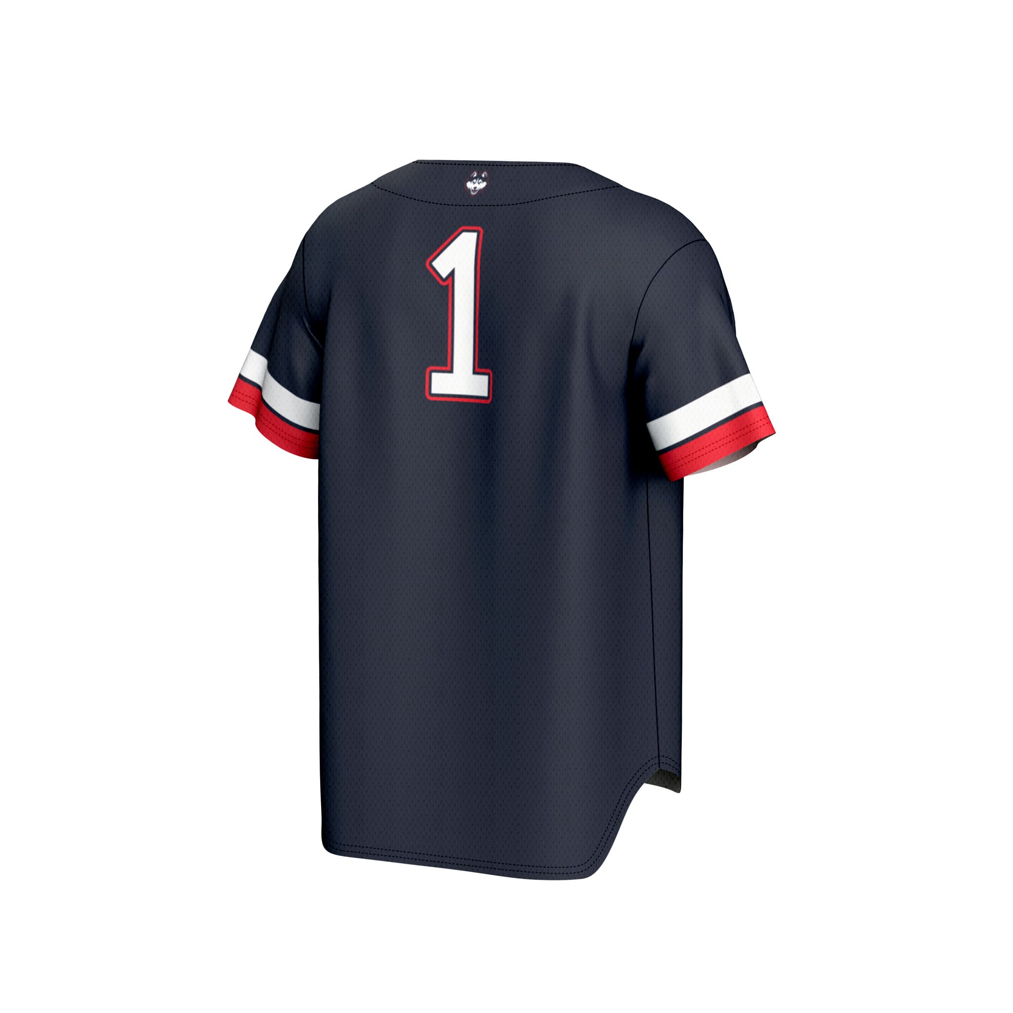 #1 UConn Huskies GameDay Greats Unisex Lightweight Collegiate Baseball Fashion Jersey - Navy