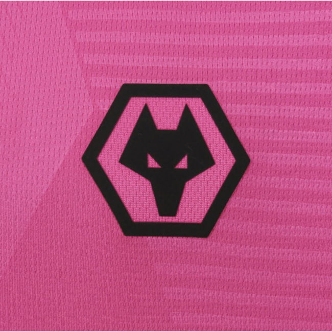 Official 2025-2026 Wolves Goalkeeper Away Shirt (Pink) - Kids Size