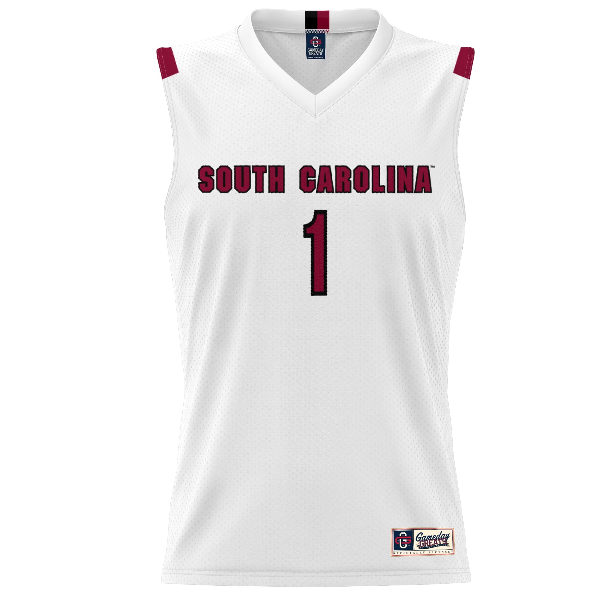 South Carolina Gamecocks GameDay Greats Youth Lightweight Basketball Alumni Jersey - White