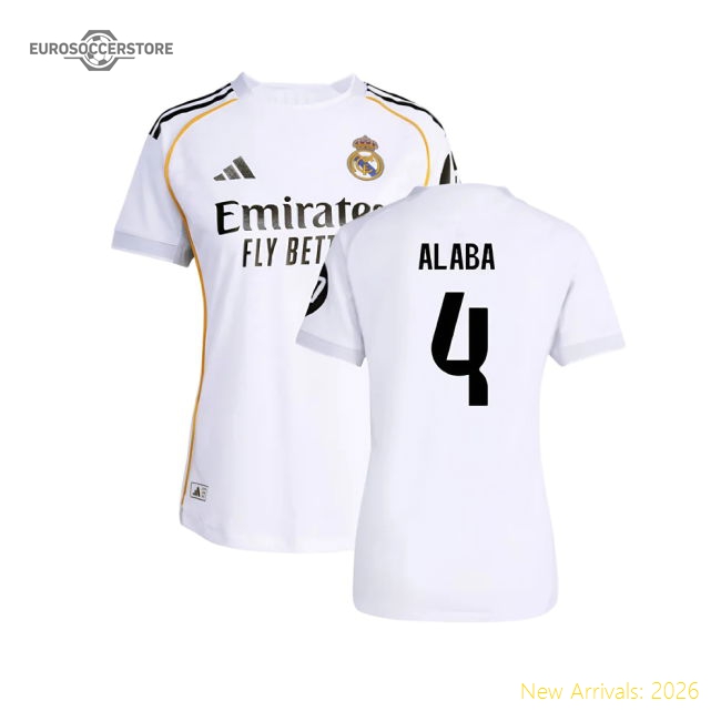 S Real Madrid Female 2025 Home Jersey Shirt Football Fan For Football Game Day Match Day Essential