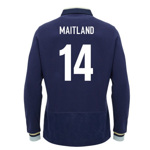 [WSG] 2026 2027 Scotland Rugby LS Cotton Shirt Home Apparel (Maitland 14)
