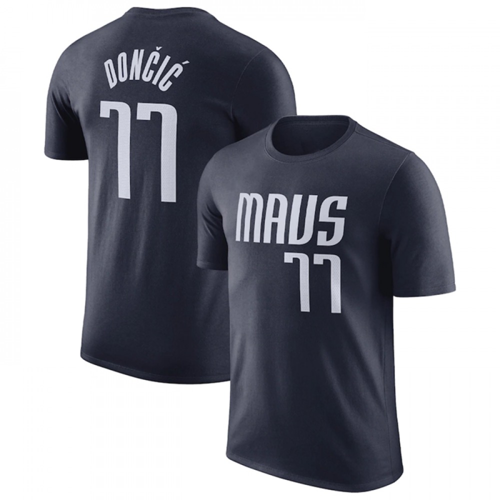High-Quality Dallas Mavericks 77 Jersey Navy - NBA Collection