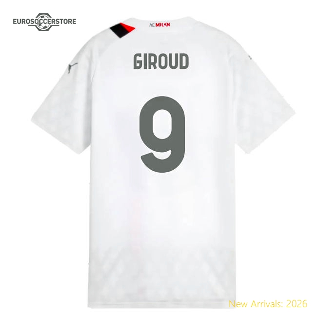 Refined Football Team Ladies Giroud Jersey 2023-2024 Stretchy