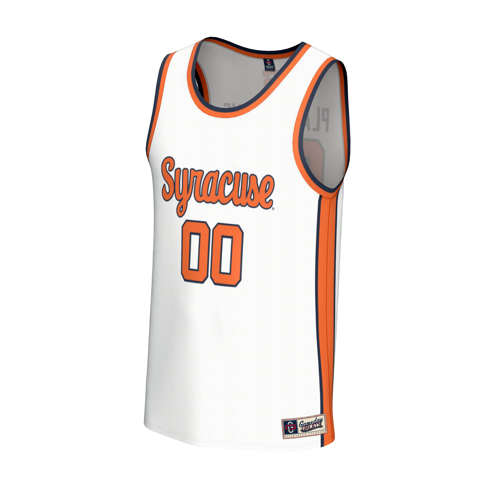 [NJP] Syracuse Orange GameDay Greats Youth NIL Pick-A-Player Men's Basketball Lightweight Jersey - White