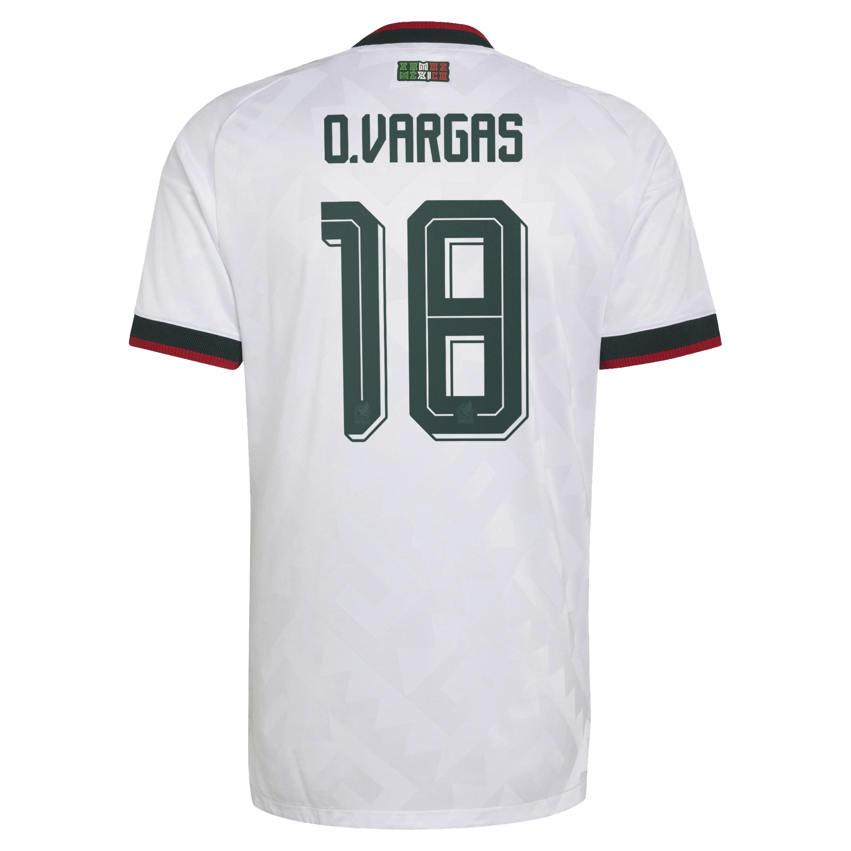 [ESK] Obed Vargas Mexico National Team 2026 Away On-Field Authentic Jersey - White