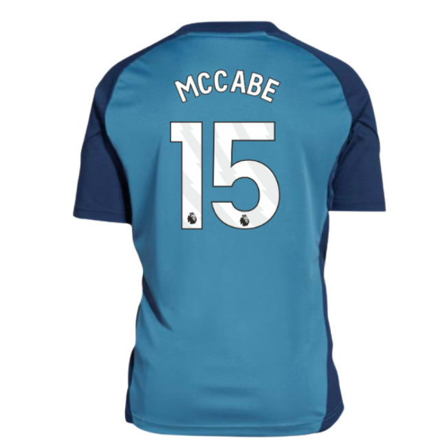 2025-2026 Arsenal Training Shirt (Blanch Blue) - Kids (McCabe 15) (...