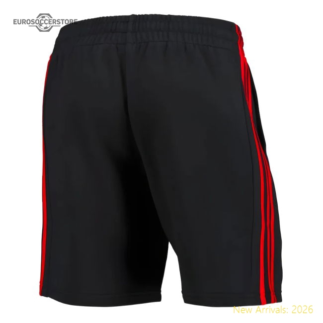 Official 2024-2025 Man Utd Dna Shorts (black) - Premium Quality
