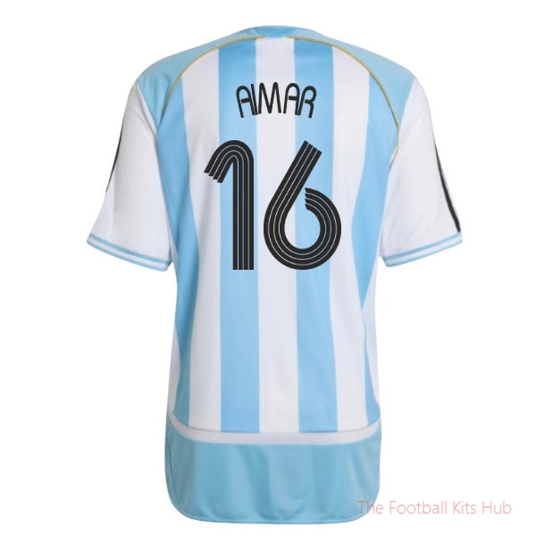Fan Edition Argentina 2006 Reissue Home Shirt (Aimar 16)