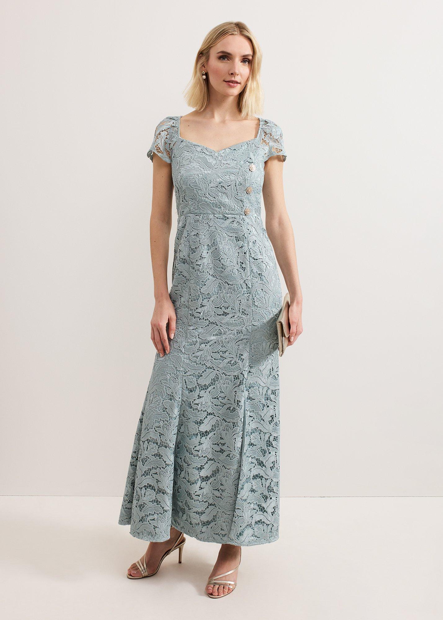 Phia Tux Lace Maxi Dress