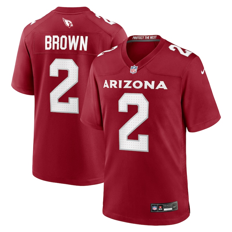 None Marquise Brown Arizona Cardinals Historic Franchise Game-Day E...