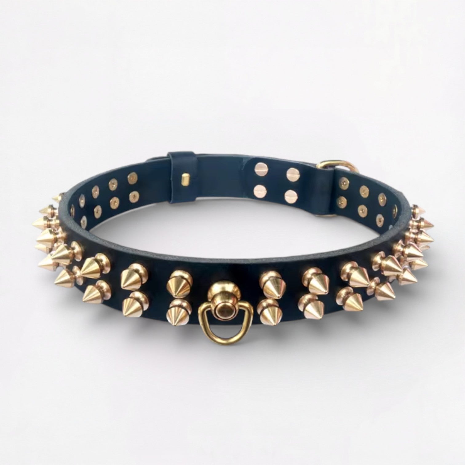 French Bulldog Spikeforge French Bulldog Riveted Collar – Anti Bite