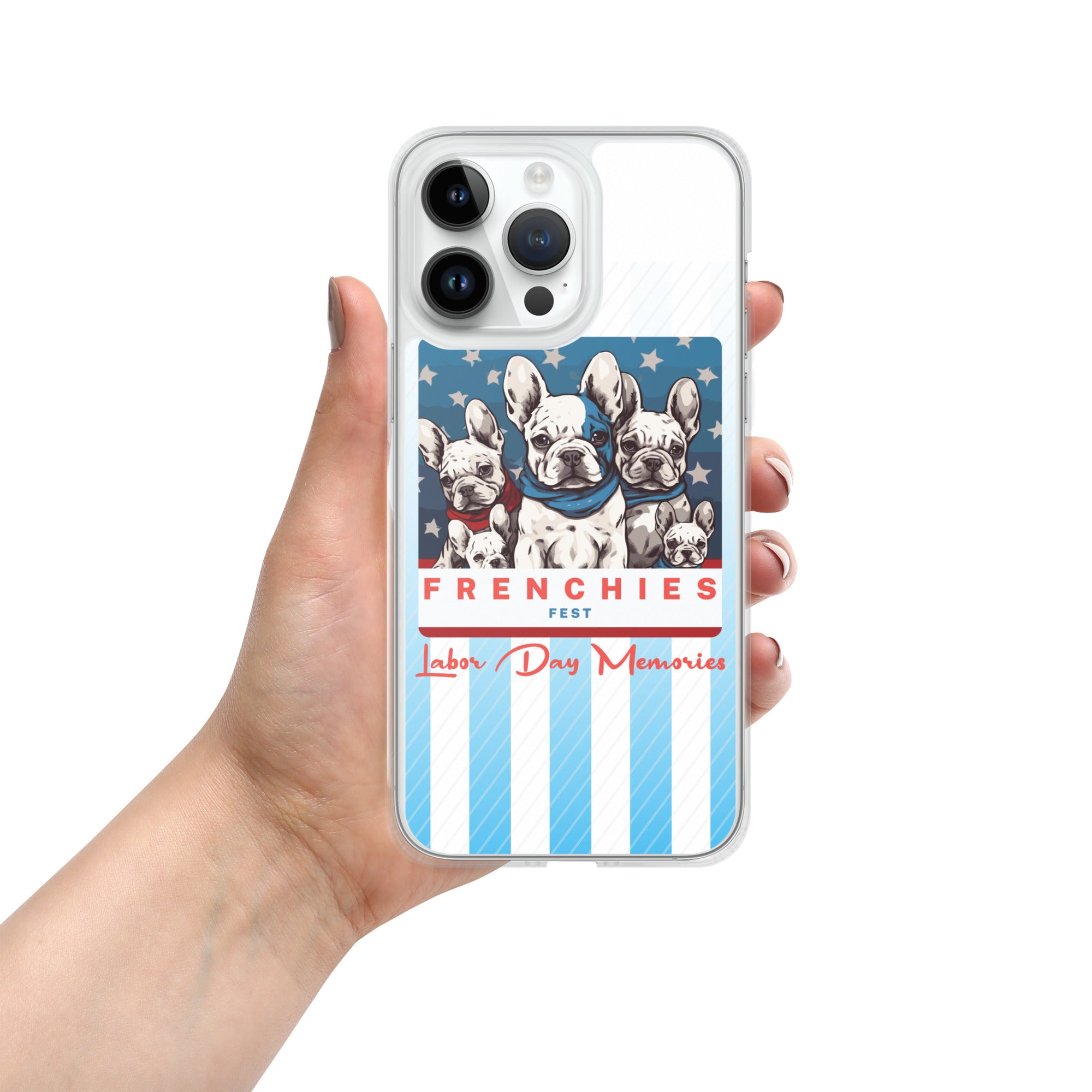French Bulldog Labor Day Clear Case For Iphone® Durable Dog Item
