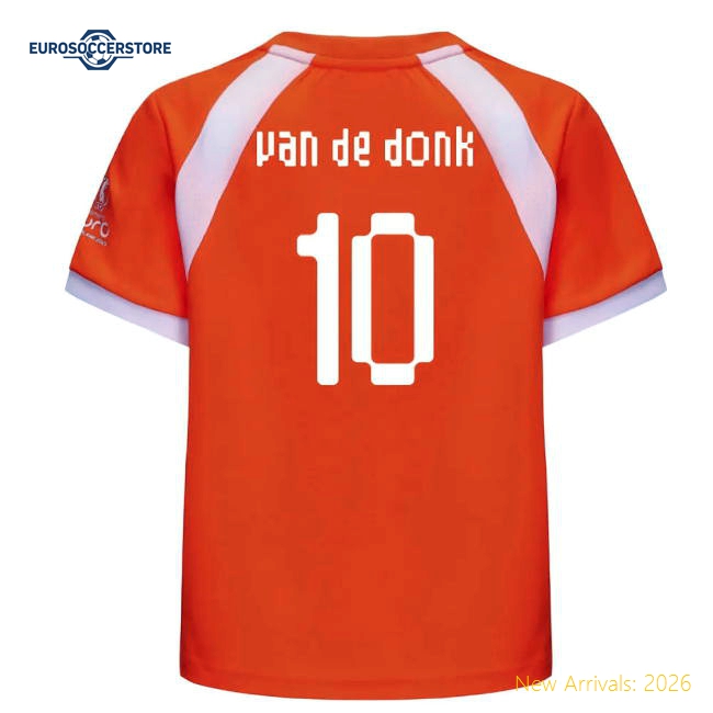 Football Team Van De Donk Child-friendly Kids Jersey Tag-free