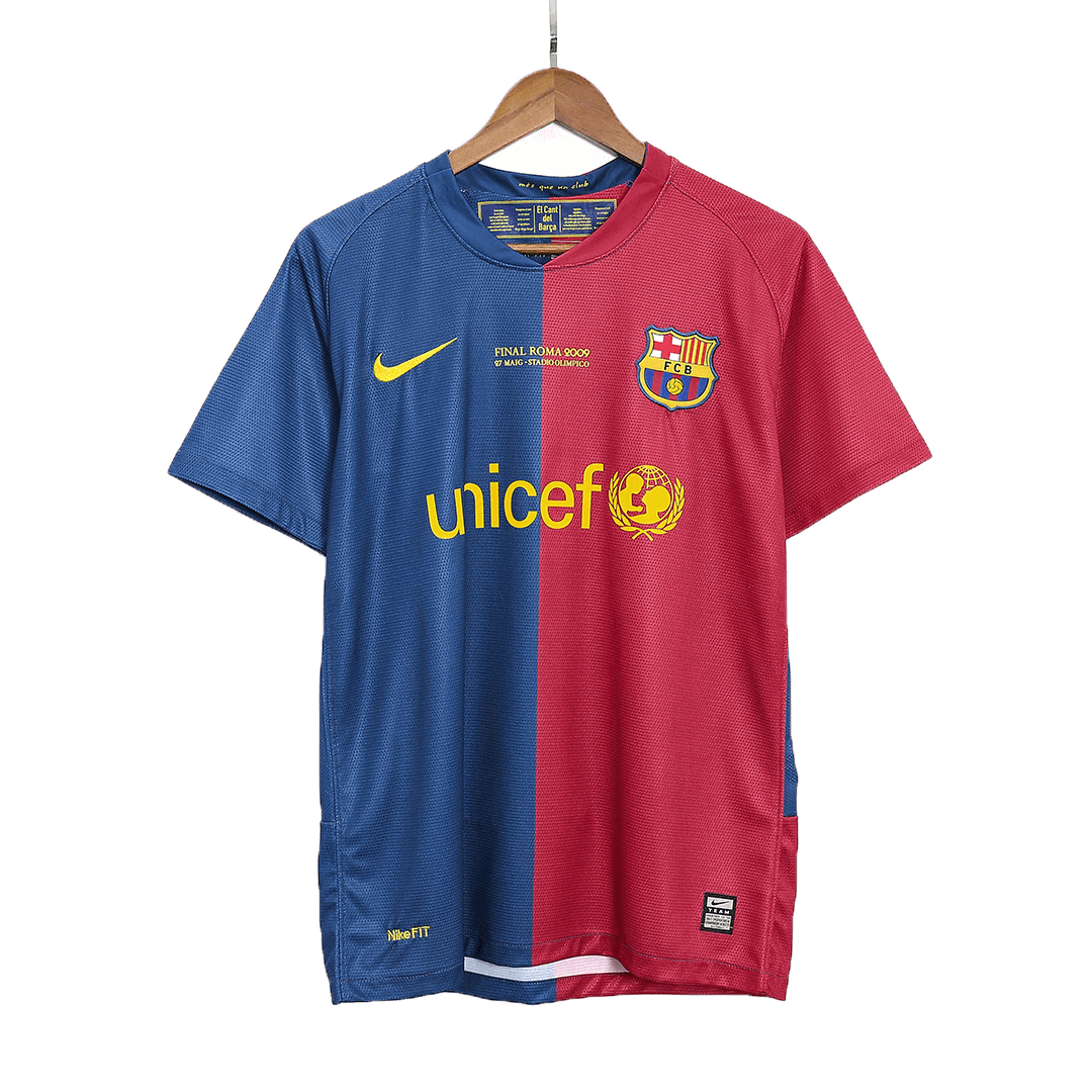 Retro ETO'O #9 2008/09 Barcelona Home  Soccer Jersey Authentic Kit