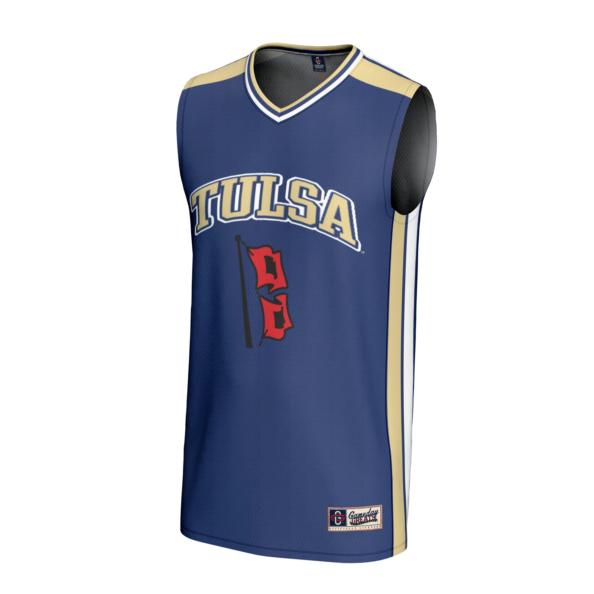 [NJP] Tulsa Golden Hurricane GameDay Greats Youth Basketball Jersey - Royal
