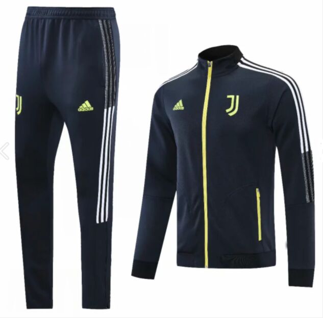 Licensed Comfort Fit Juventus 21-22 Black Green Jacket Suit