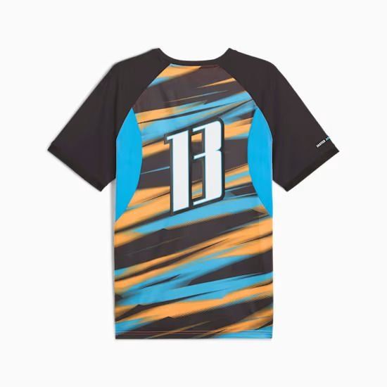 Marseille T Shirt Faster Heat Fire/bleu Azur Adidas National Team Wear