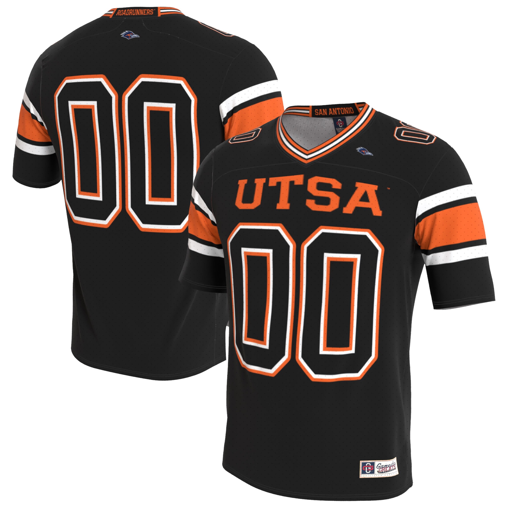 UTSA Roadrunners GameDay Greats Unisex Lightweight Collegiate Football Blackout Fashion 2026/2027 Football Jersey