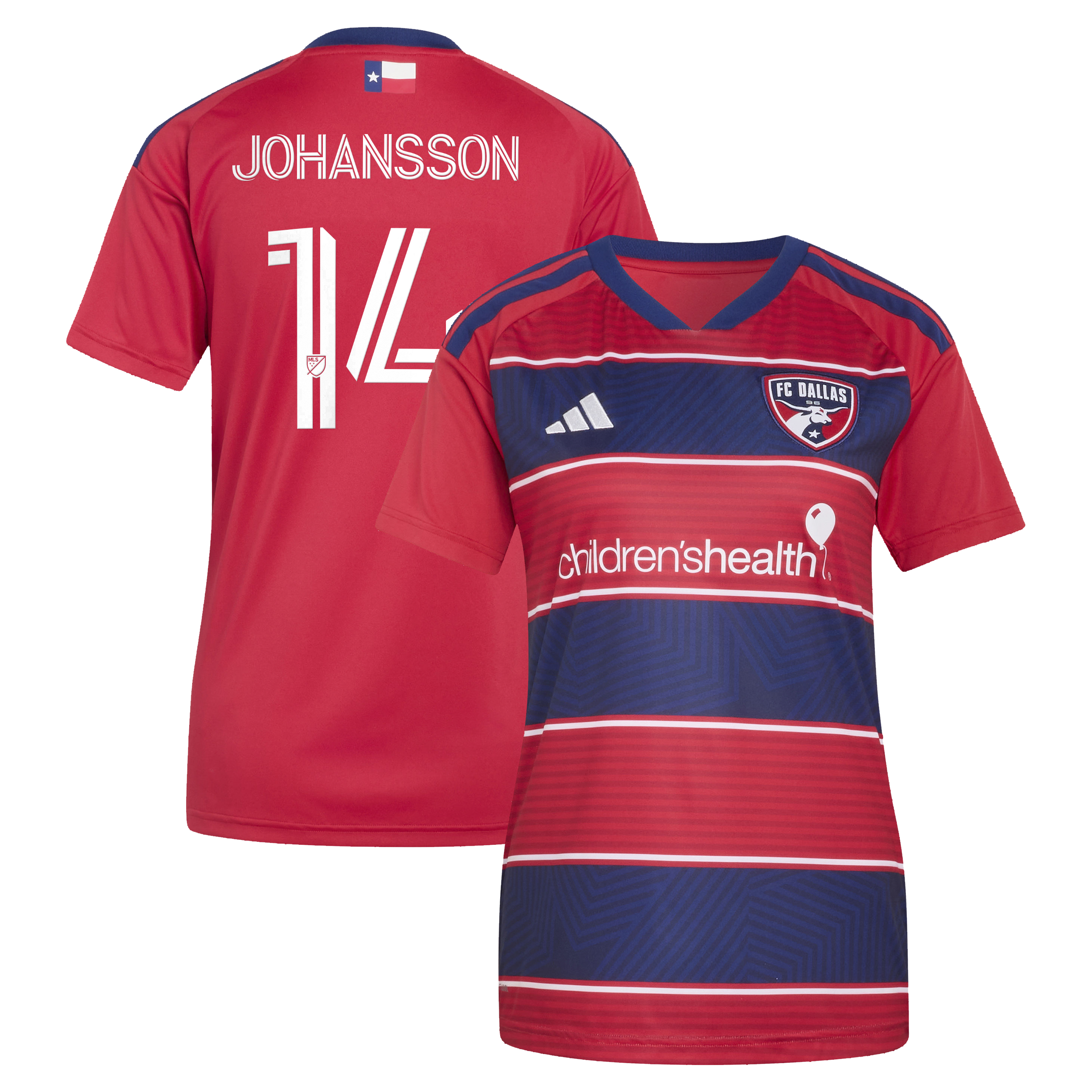 [SJH] Youth Herman Johansson FC Dallas Women's 2026 DNA Kit Replica Jersey - Red