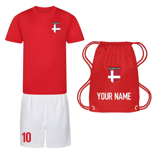 Denmark Soccer Team Exclusive Design Training Exclusive Kit