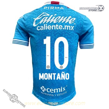 Cruz Azul 24-25 Season Home Jersey Featuring MONTAÑO #10