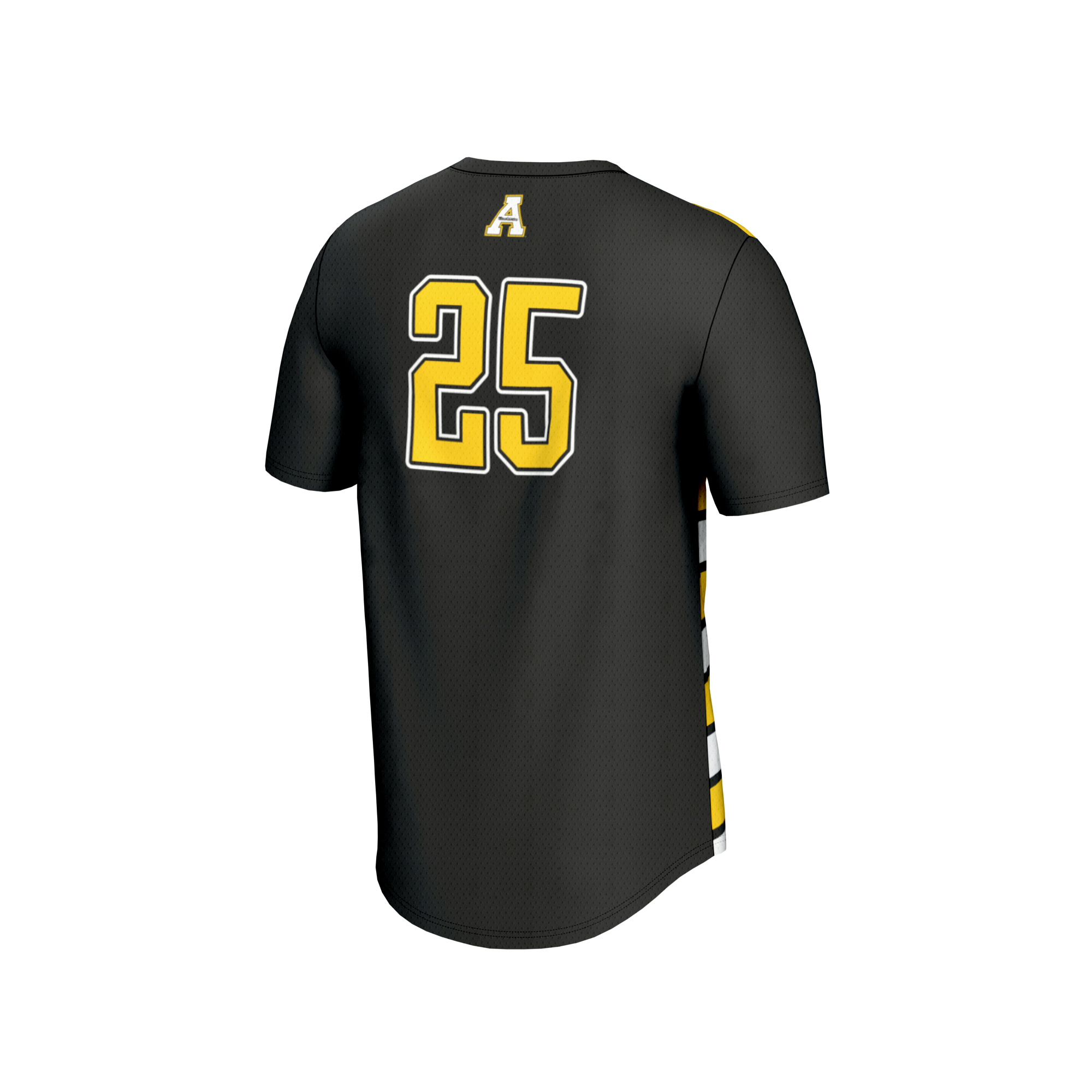 [SJH] Appalachian State Mountaineers GameDay Greats Youth Lightweight Soccer Fashion Jersey - Black