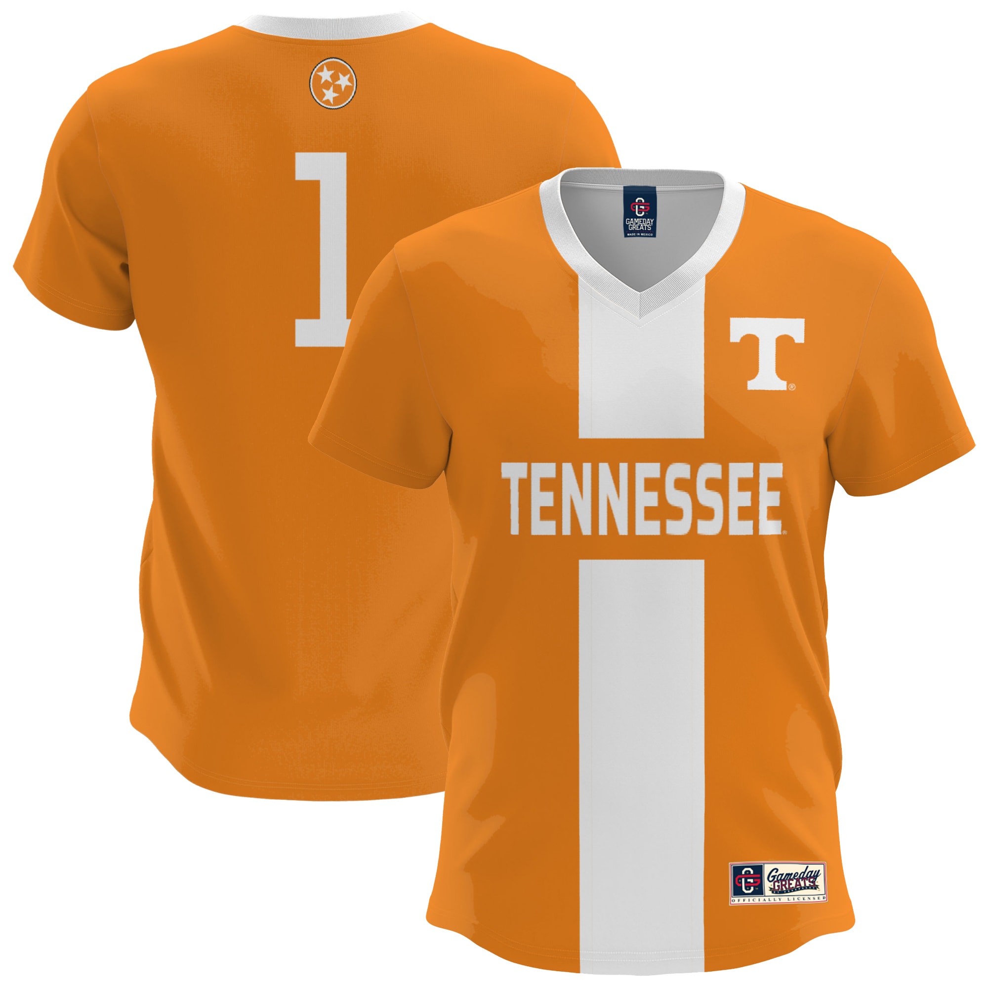 [JED] Tennessee Volunteers GameDay Greats Lightweight Soccer Fashion Jersey - Orange