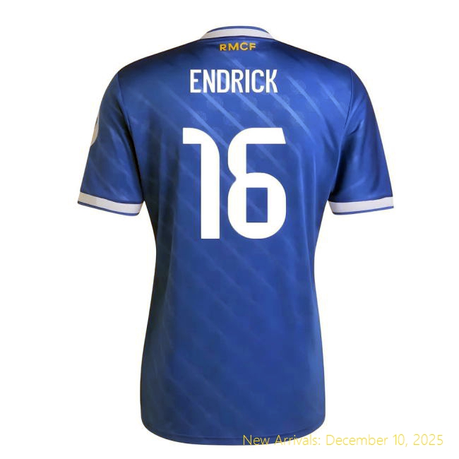 2025-2026 Real Madrid Third Shirt - Authentic Jersey (Endrick 16)