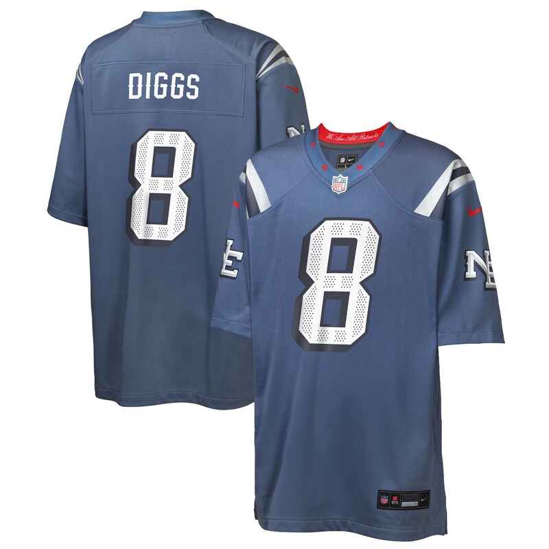 None Stefon Diggs NE Patriots Victory Elite Jersey Game Day Wear
