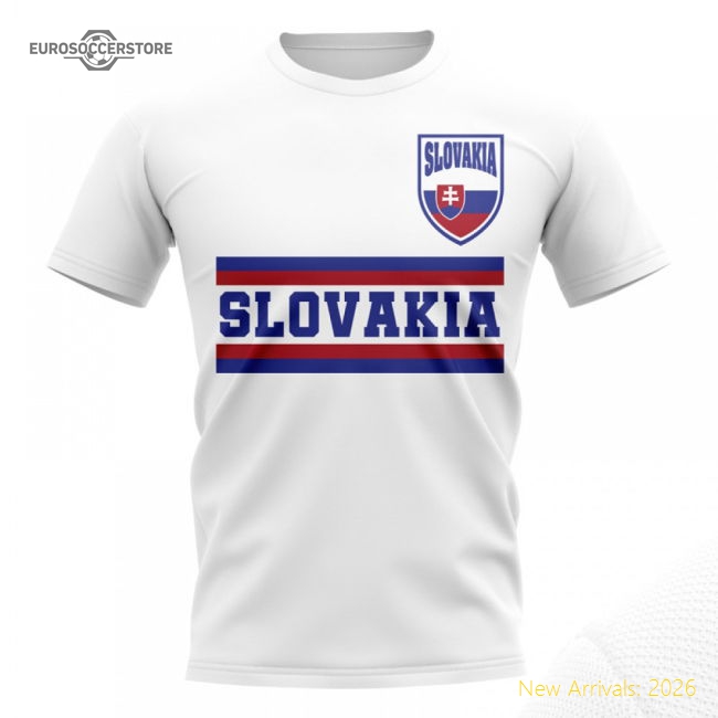 Slovakia Core Football Country T-Shirt (White)