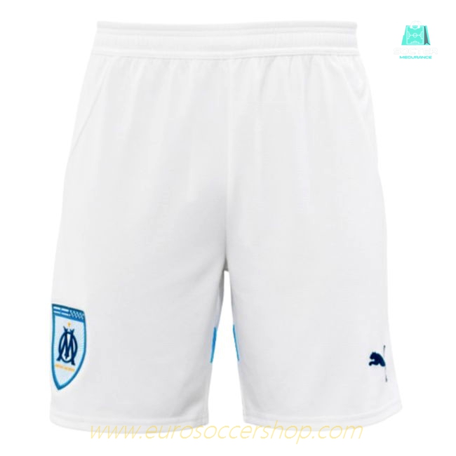 2024-2025 Marseille Home Shorts (White)