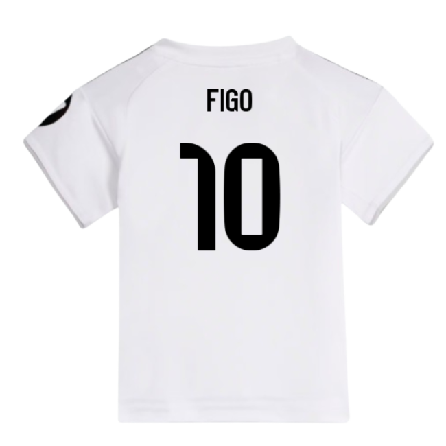 Camiseta Real Madrid Bebé Local 2025-2026 - Alta Calidad - Figo 10