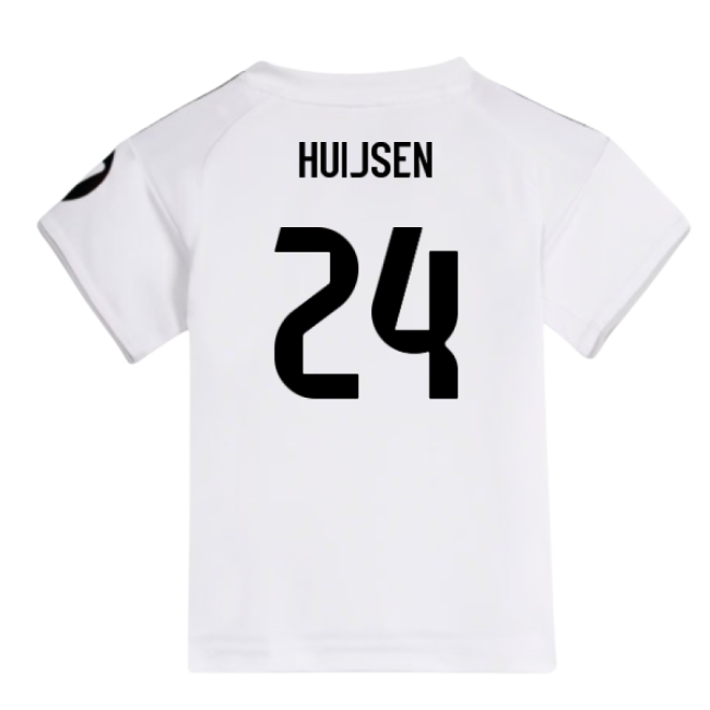 Camiseta Real Madrid 2025-2026 Local Bebé - Oficial Con Huijsen 24