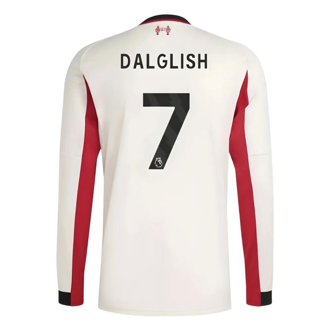 2025-20 Liverpool Puma Away Football Jersey Dalglish 7 L S
